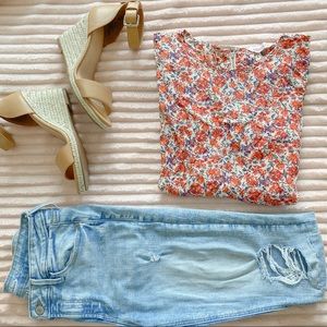 Rebecca Taylor floral top
